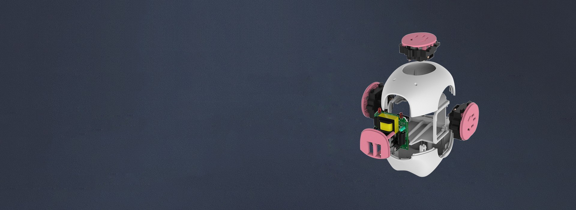 一体成型，安全可靠
 正泰小猪系列创意排...